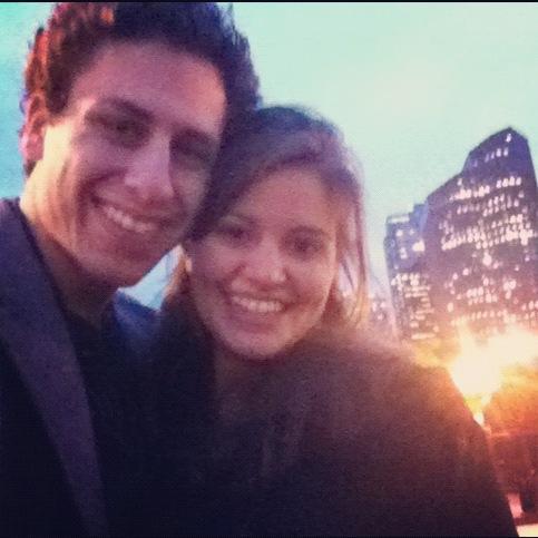Our 6 month anniversary date in the North End.