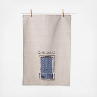 Bienvenue Tea Towel, Set of 2