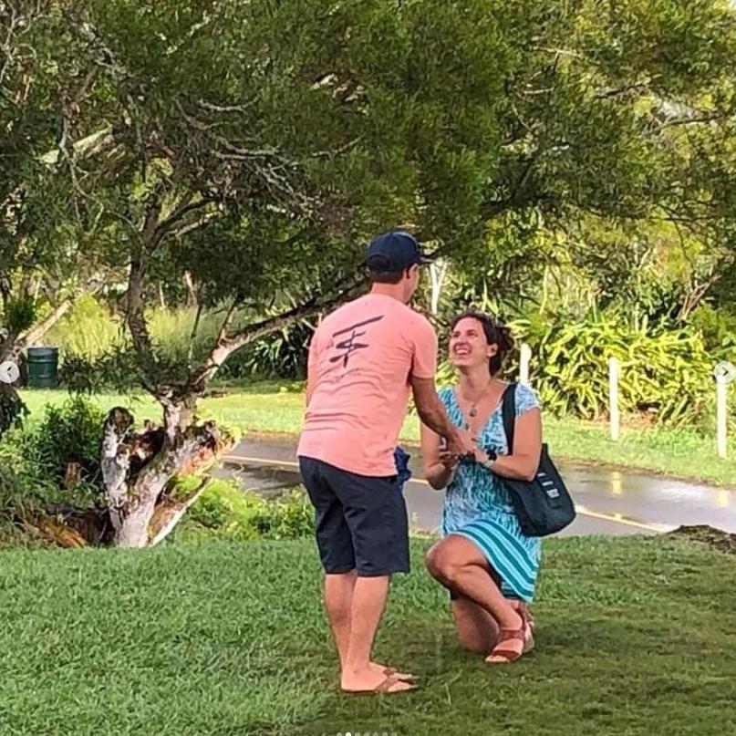 Kelle finally popped the question!