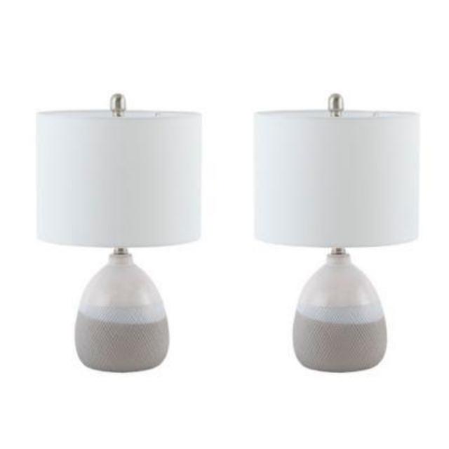 510 Design Table Lamp in Grey (Set of 2)