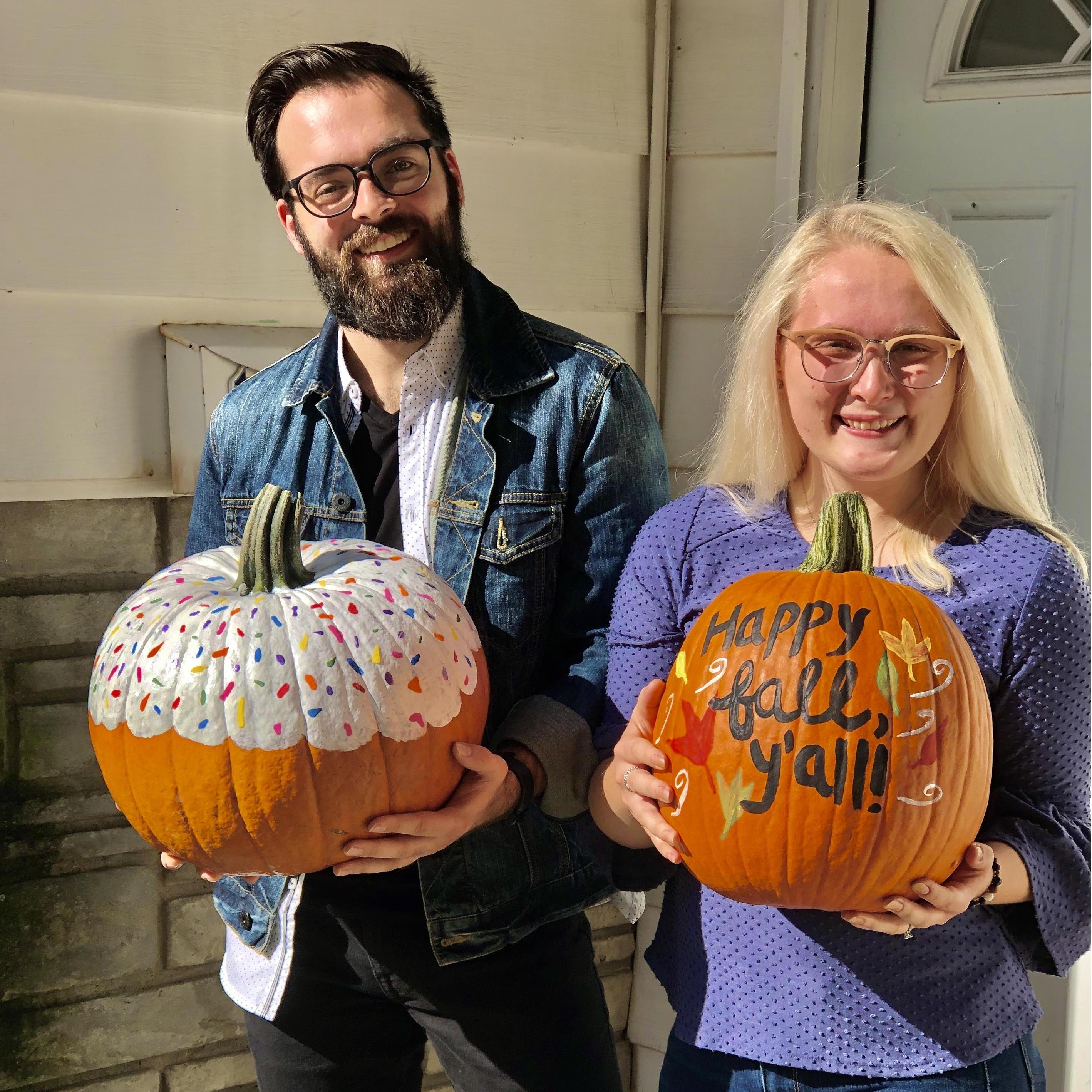 Our favorite season brought to you by pumpkin donuts and pretty paint!