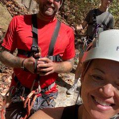 Hours before Andy proposed in Costa Rica!