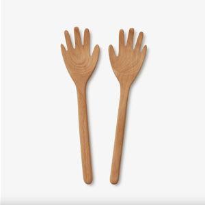 Salad Serving Utensils | Hands