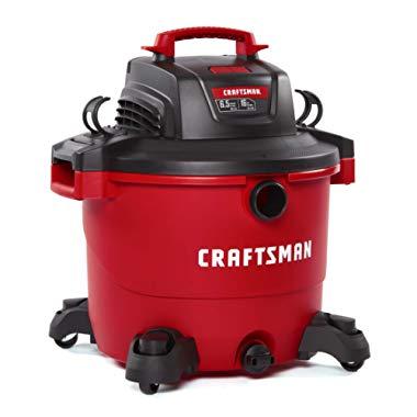 CRAFTSMAN CMXEVBE17595 16 Gallon 6.5 Peak HP Wet/Dry Vac, Heavy-Duty Shop Vacuum with Attachments