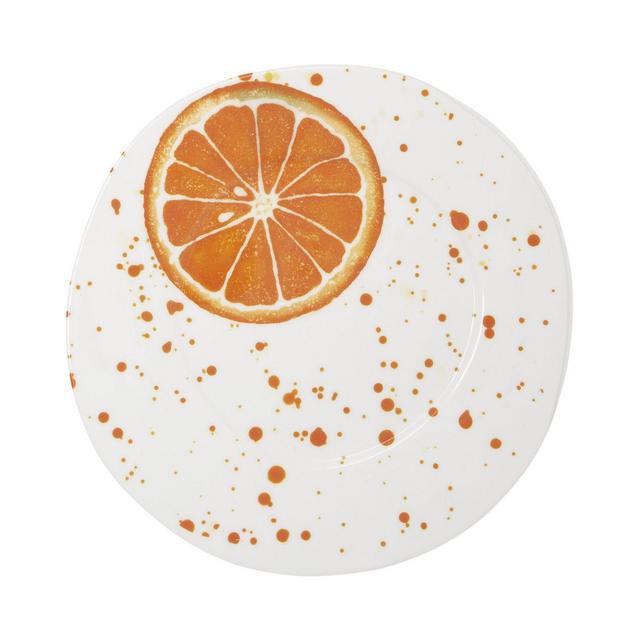 VIETRI Melamine Fruit Orange Dinner Plate