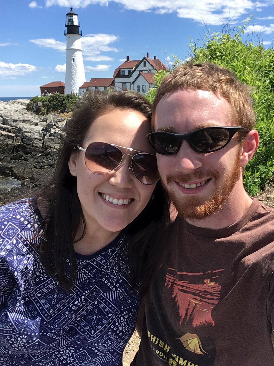 Our first weekend away together. Portland, ME.