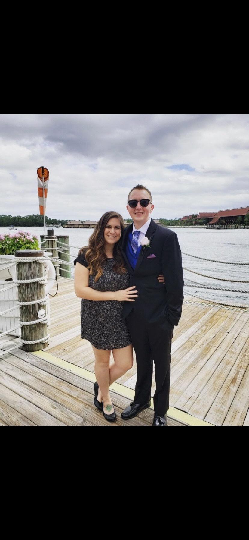 Kyle was in a wedding for our friends Justin and Rachel at Disney World.
