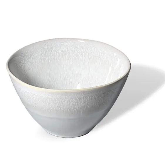 White Bowls Set of 4 -Eco-Friendly, Non-Toxic Dinnerware | Organic Lead-Free Dishes