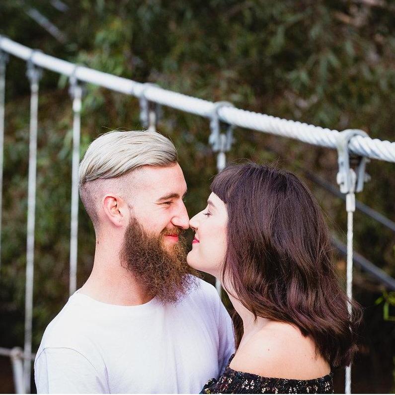 From that one time, Grant was a blonde.