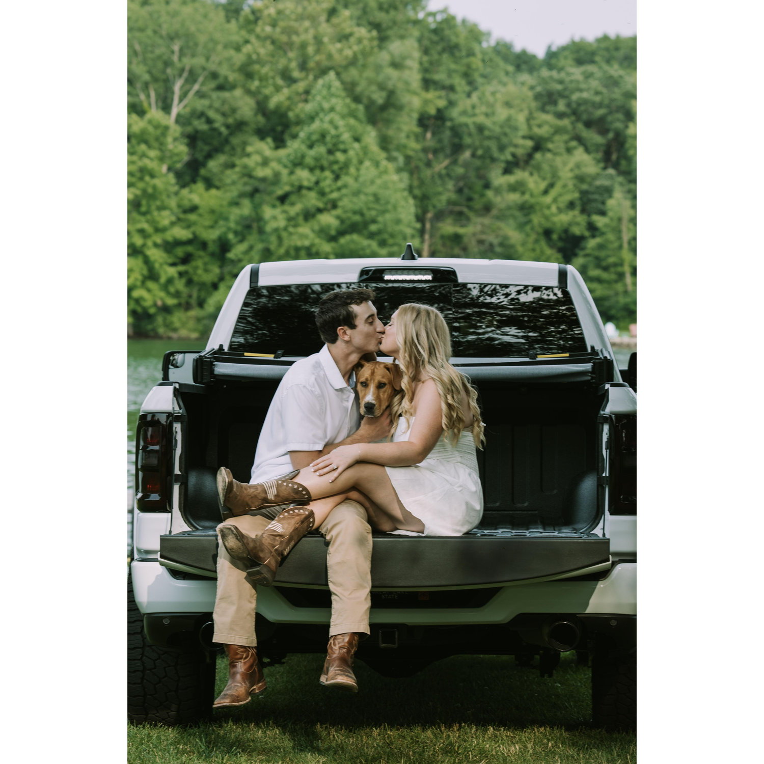 Our Engagement Photoshoot on the Lake