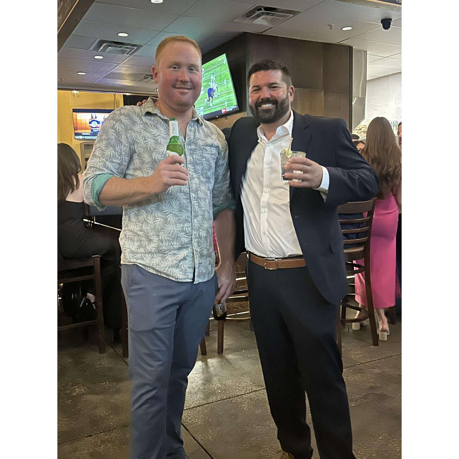 Kevin and his long time friend David!