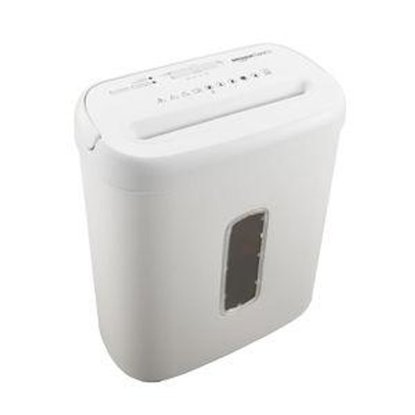 Cross Cut Paper and Credit Card Shredder for Security - 8-Sheet, Heavy Duty, White