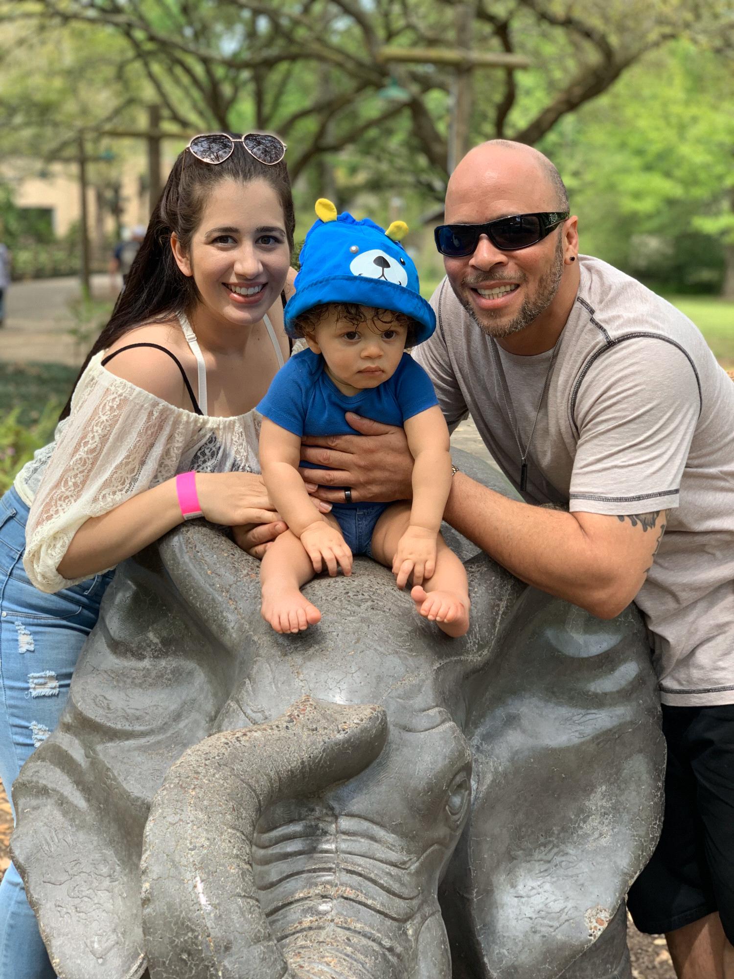 Our family at the zoo. -2019-