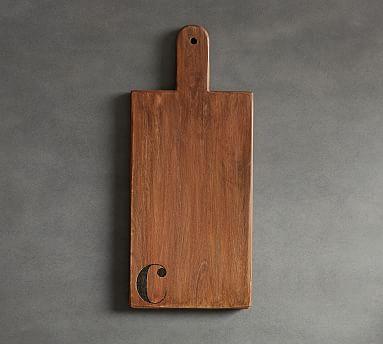 Alphabet Wood Cheese Boards - C
