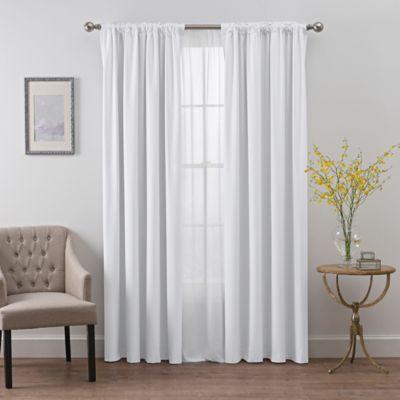 SmartBlock™ Chroma 63-Inch Rod Pocket Blackout Window Curtain Panel in Ivory