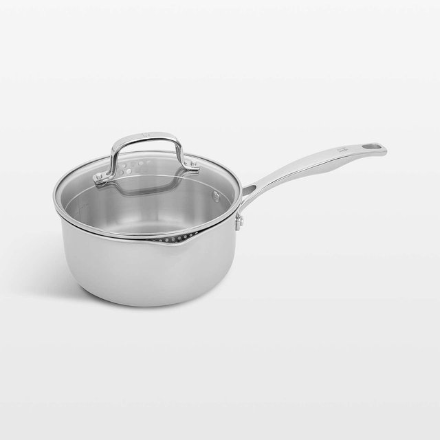 HENCKELS ® Clad H3 2-Qt. Stainless Steel Saucepan with Lid