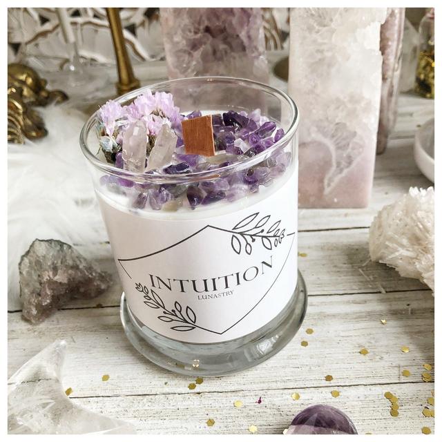 Intuition Amethyst Candle