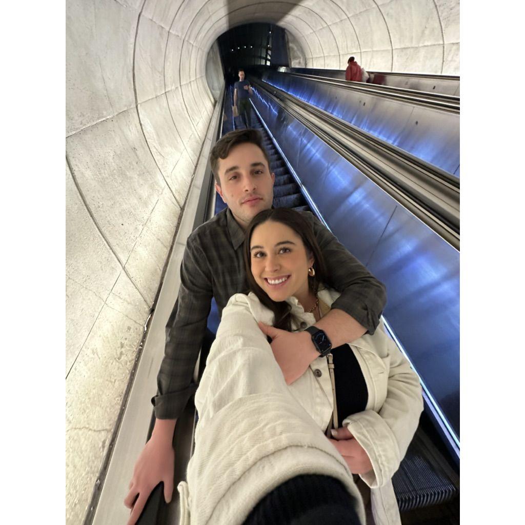 The day we went engagement ring shopping! Valentine's Day, 2024