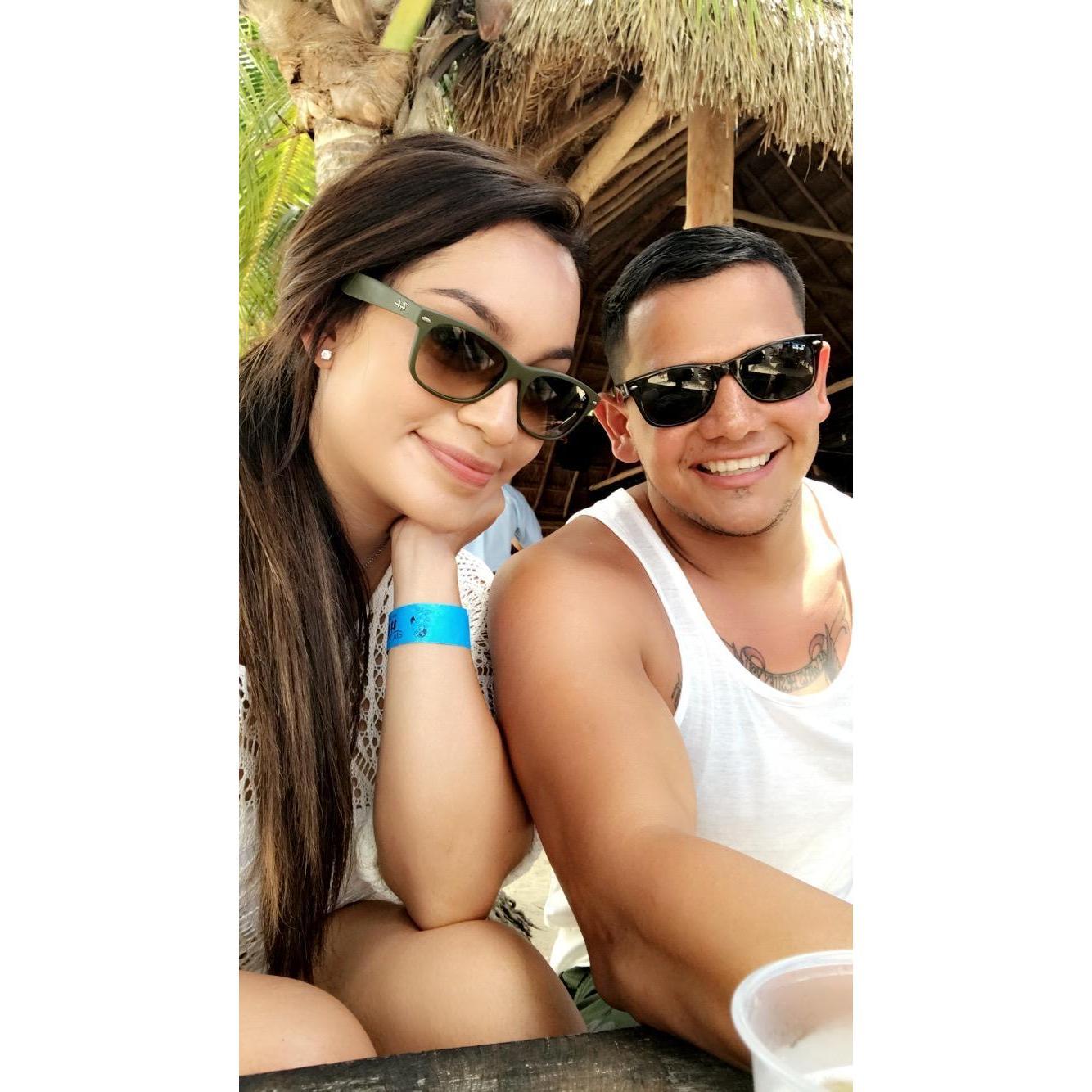 One of the stops on our first cruise together! #Cozumel