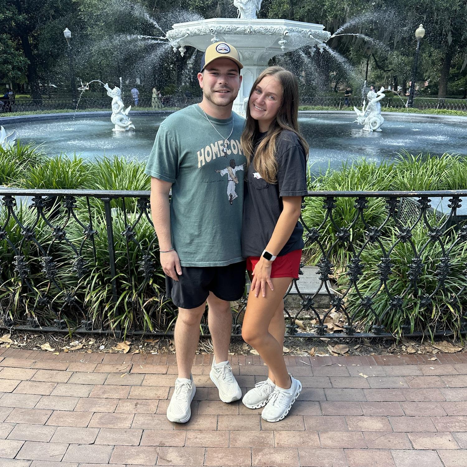 📍Forsyth Park, Savannah, GA where Olivia’s parents and grandparents were engaged