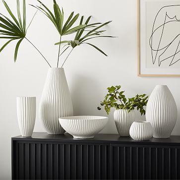 Sanibel White Textured Centerpiece Bowl