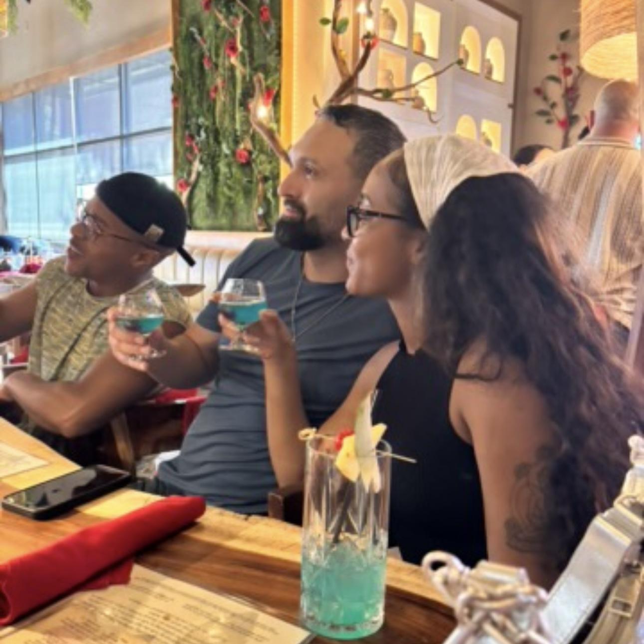 Ryan and Aliyah celebrating Abe’s birthday!🎁