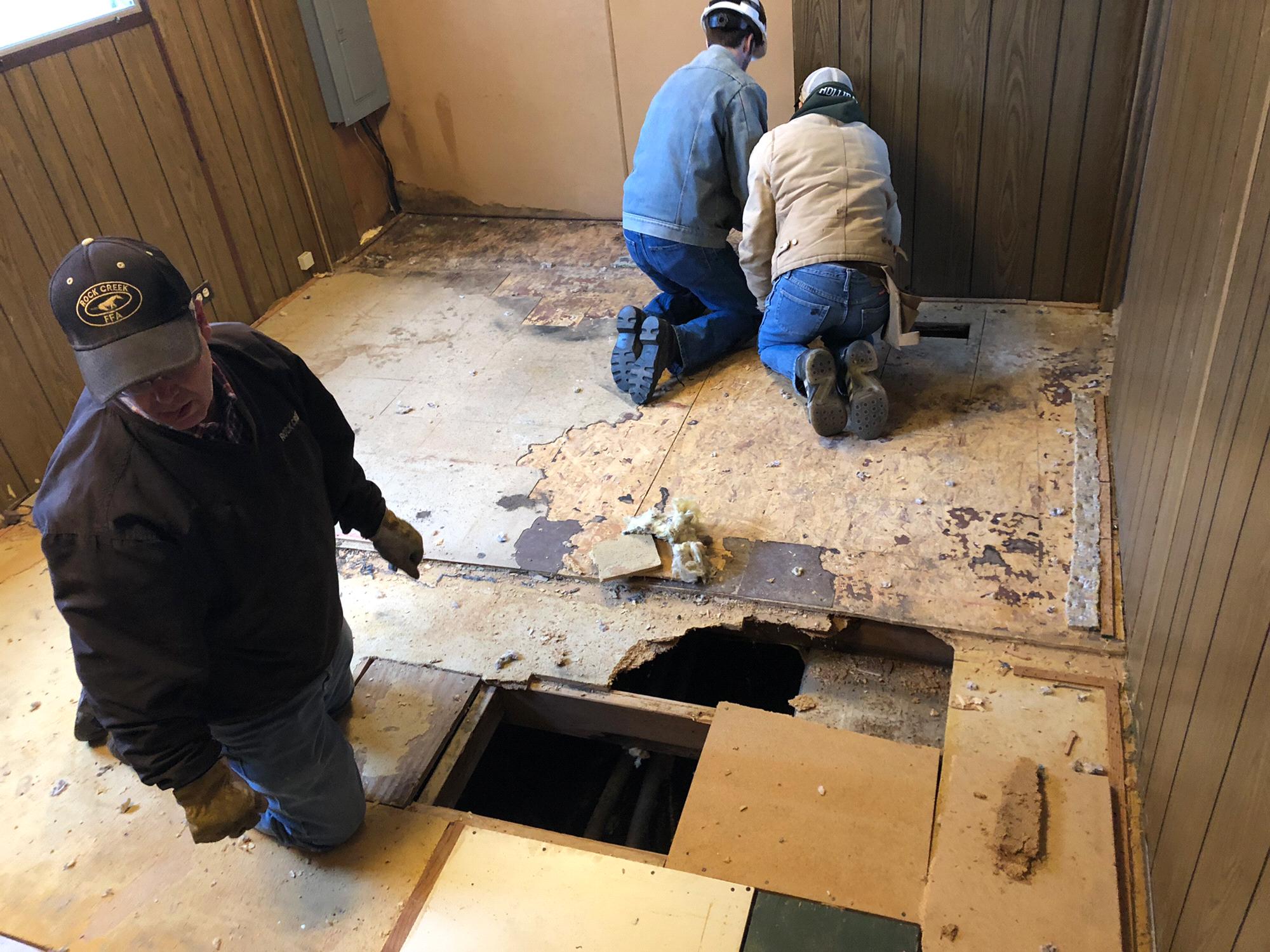 Before picture of the master bedroom in the house we are renovating.