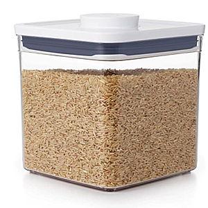 OXO Good Grips POP Container - Airtight Food Storage - Big Square Short 2.8 Qt Ideal for 5 lbs of sugar, cookies or crackers