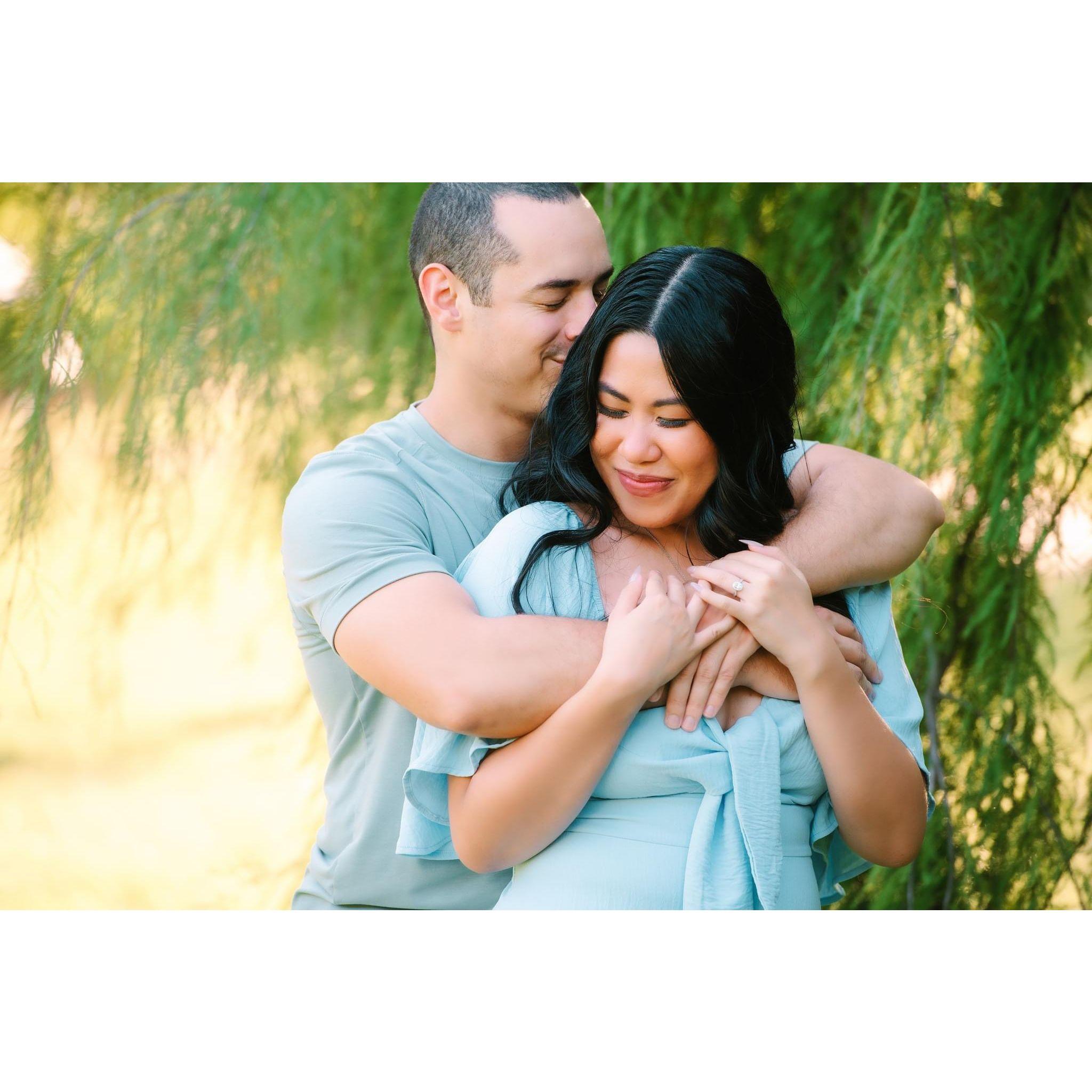 Engagement photo taken by Hannah Draughan.