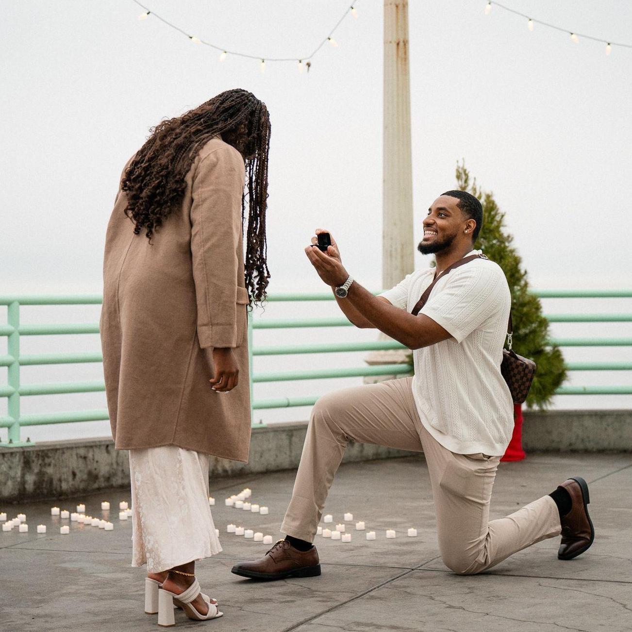 SPOILER ALERT, she said yes!
