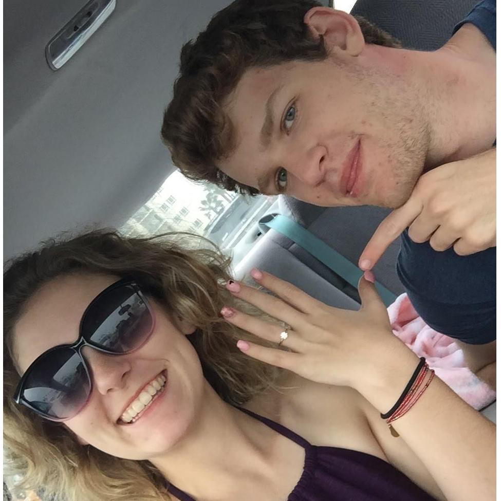 First Beach Trip Engaged! "Found the sparkle ;p" - March 2018