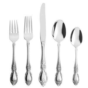 Louisiana 45 Piece Fine Flatware Set