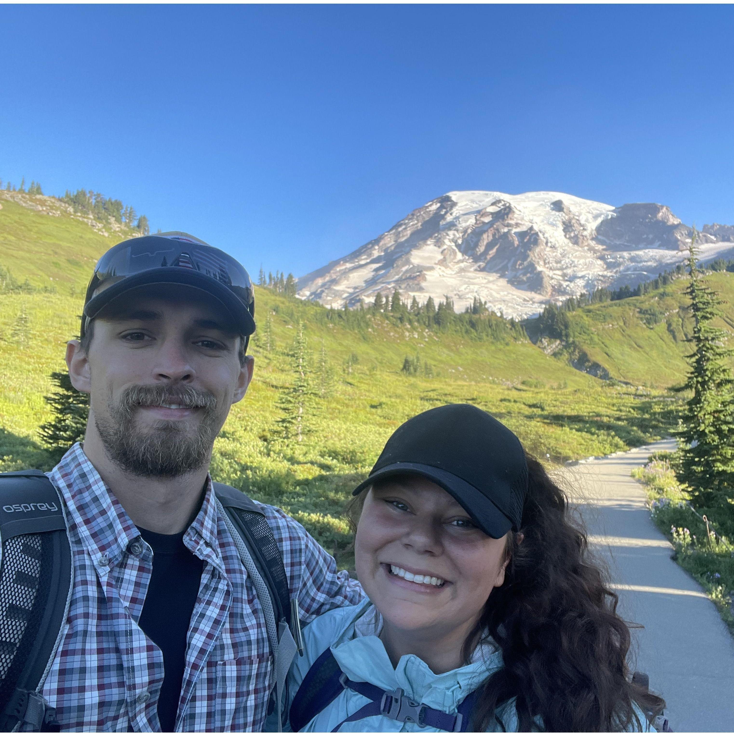 Hiking at Mt. Rainier!