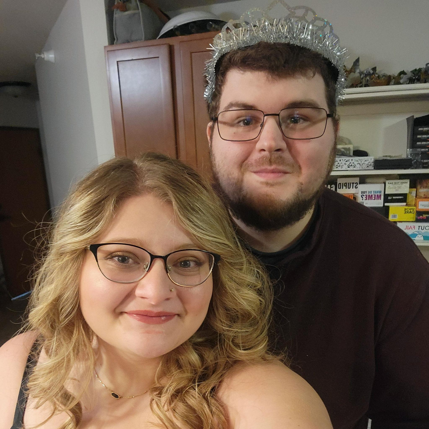 Two princesses ringing in the new year.