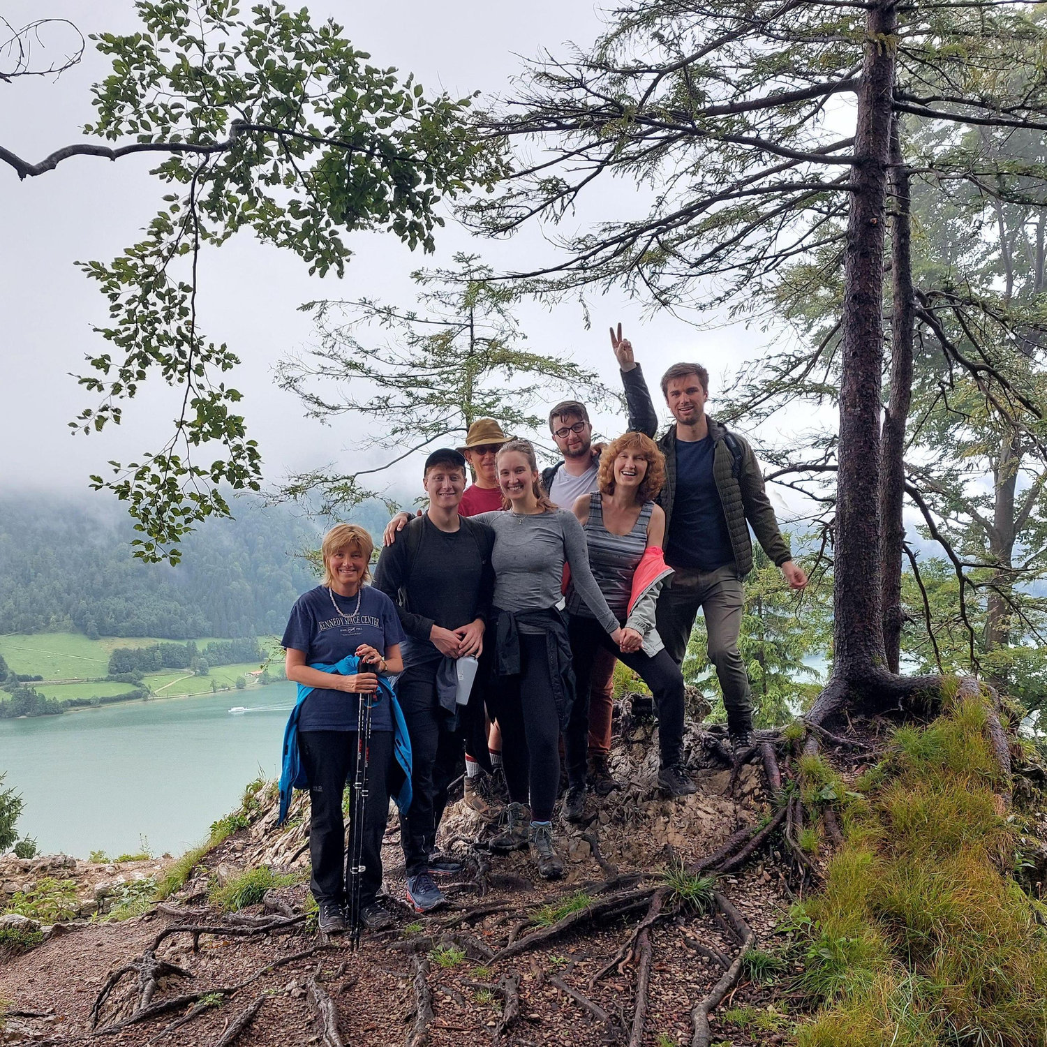 August 2021: Our first international trip together to hike in Schliersee, Germany. Jon met Helen's family for the first time and was instantly beloved!