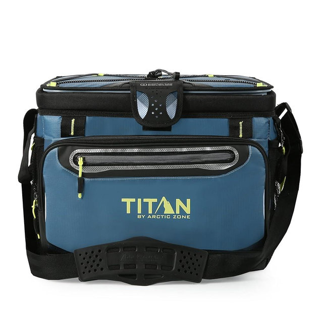 Titan by Arctic Zone Deep Freeze Cooler - Zipperless Hardbody Cooler - Deep Freeze Insulation, HardBody Liner, and SmartShelf