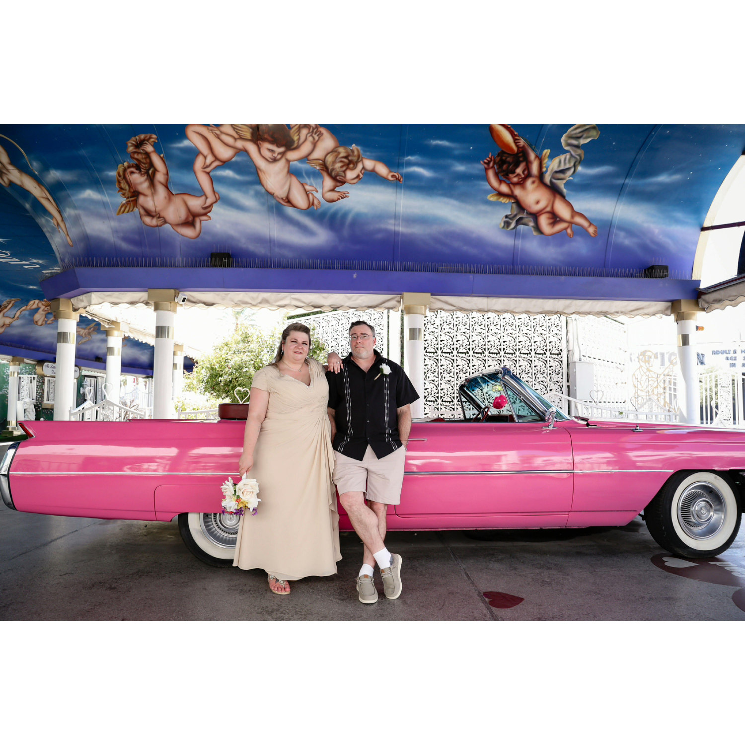 Can't get married without the pink Cadillac
