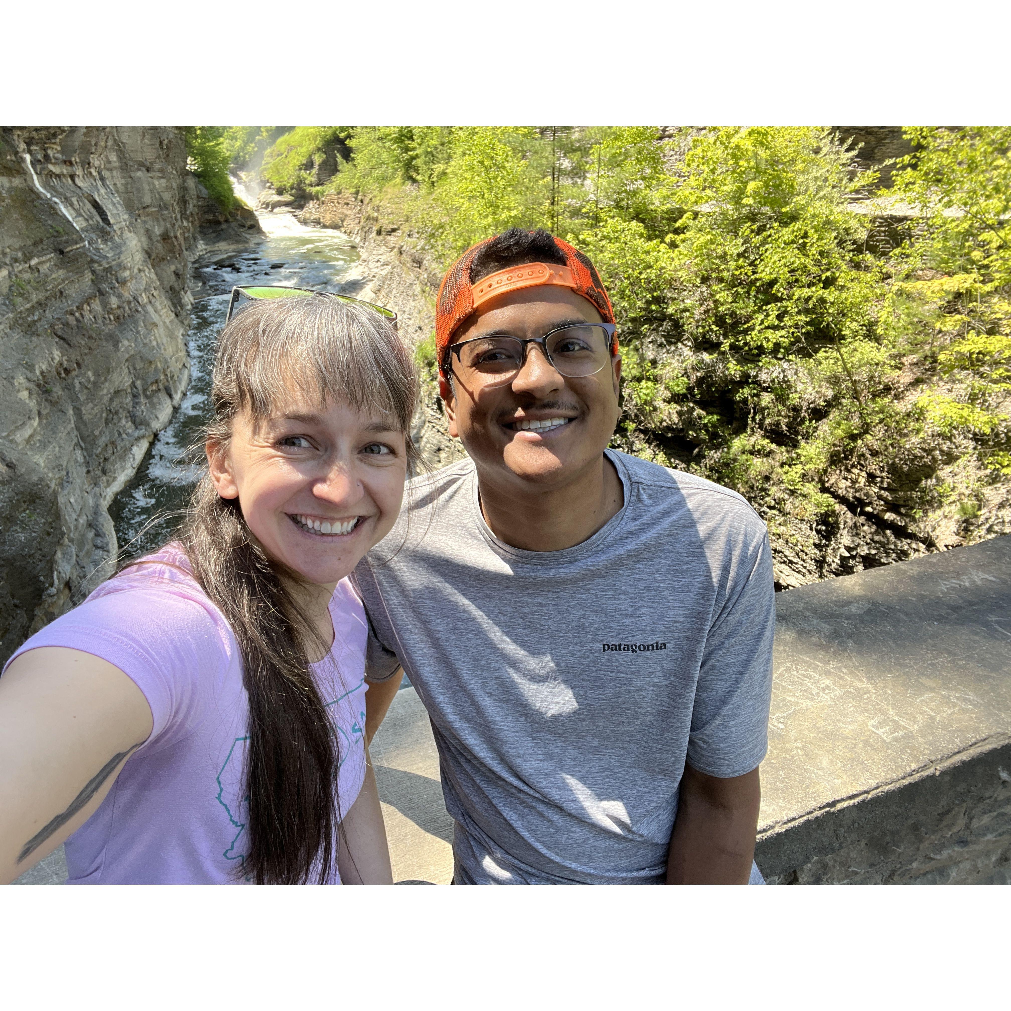 Lower Falls at Letchworth Park