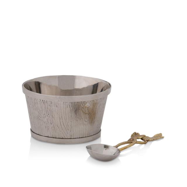 Michael Aram Ivy & Oak Nut Dish & Spoon