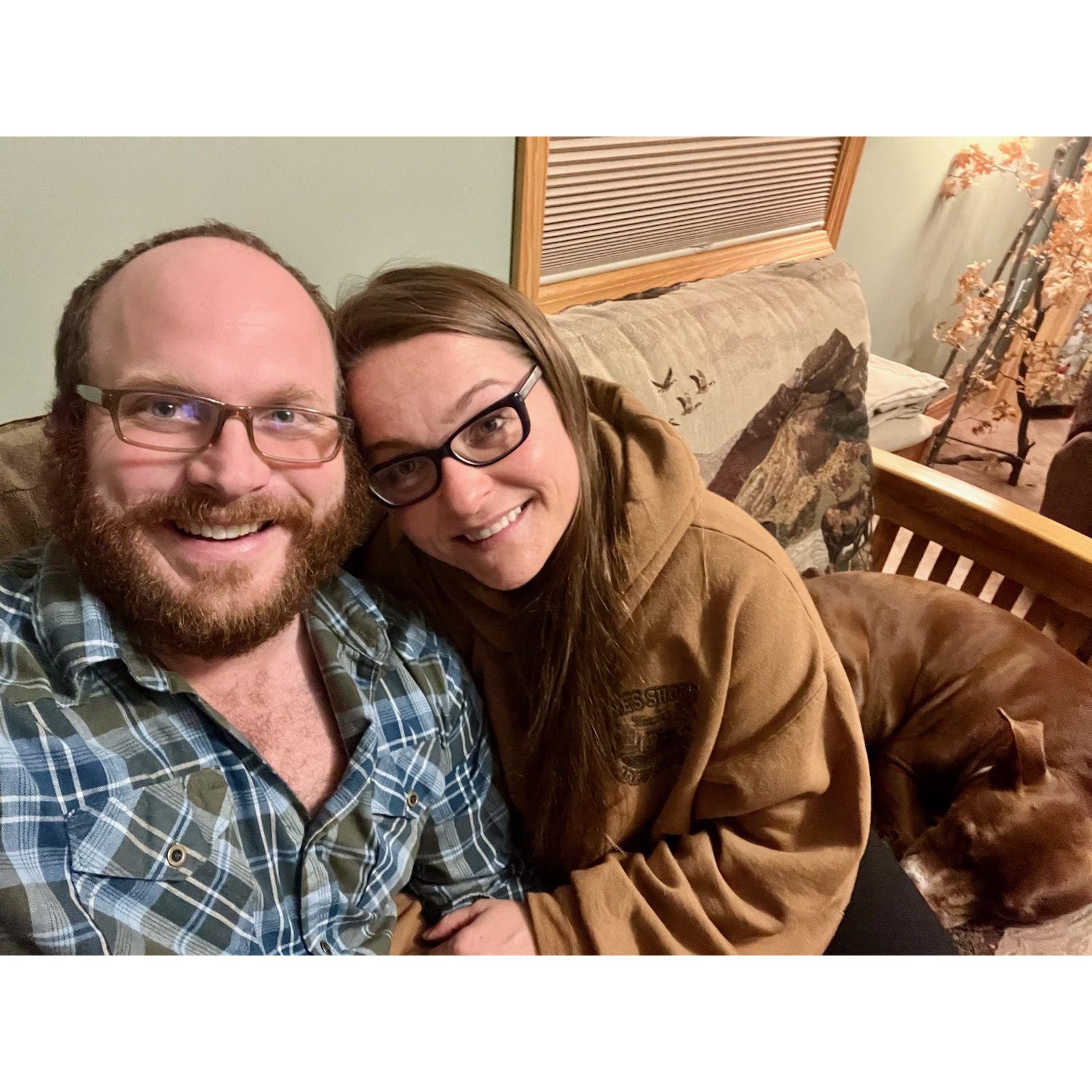 At the cabin in Show Low for New Year's. January 2023.