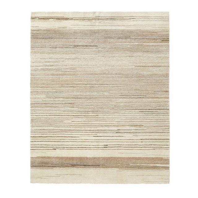 Karson Hand Tufted Wool Rug, 9 x 12', Ivory Multi