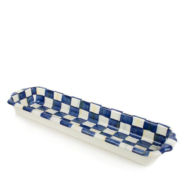 MacKenzie-Childs Royal Check Baguette Dish