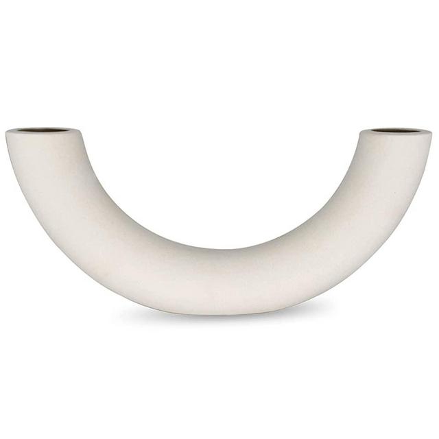 Ceramic Vase Nordic Minimalism Style Decoration,Small Vase for Centerpieces,Kitchen,VaseOffice or Living Room,Modern Flower Vase Geometric Decorative Vases for Decor.
