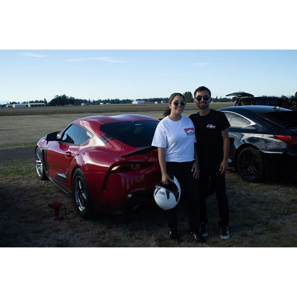 At Woodburn race track.