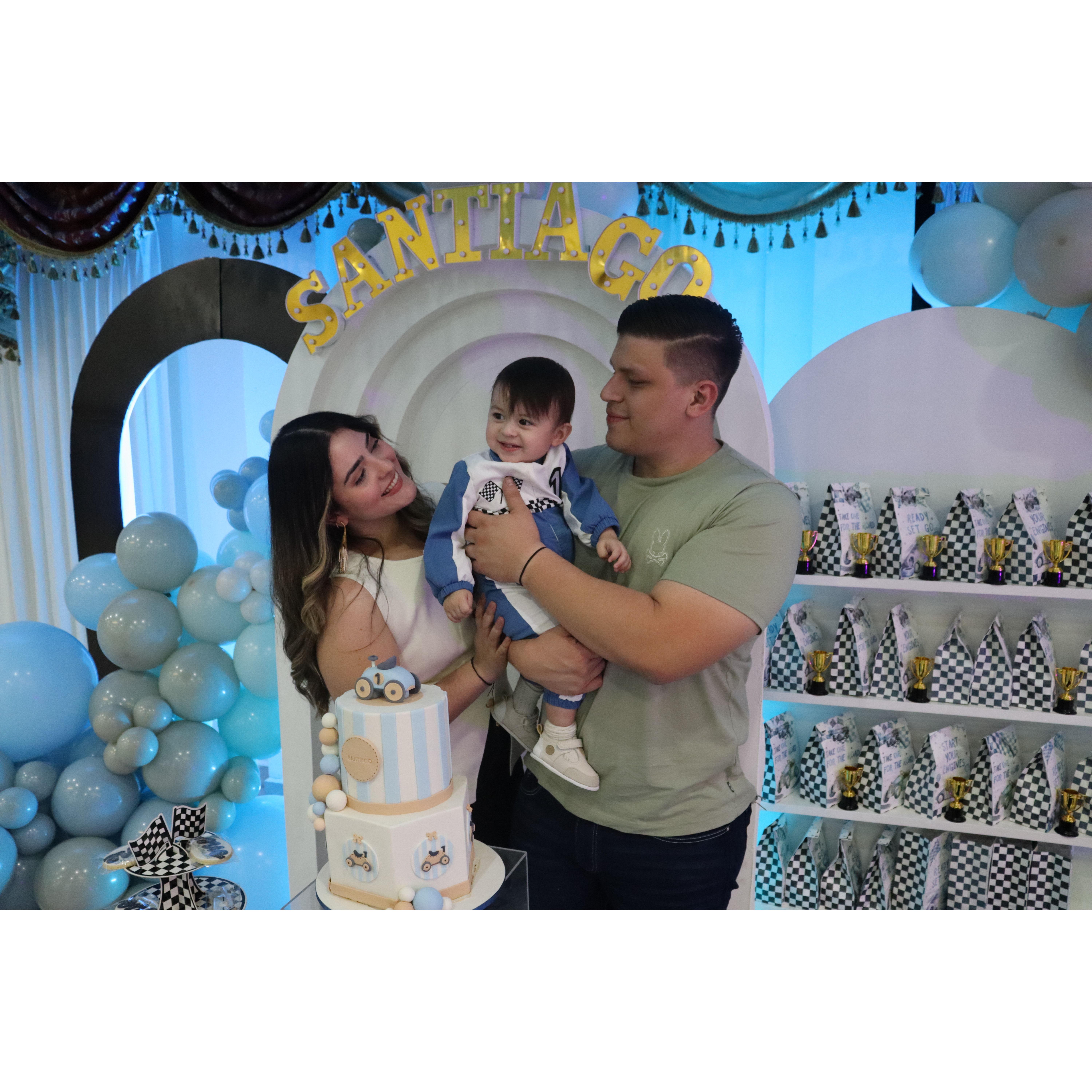 Primer añito de nuestro sobrino santiago
