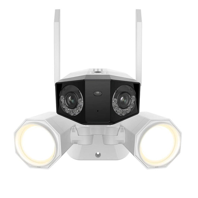 REOLINK 4K 8MP Floodlight Security Camera Outdoor, Dual-Lens Camera w/ 180° FOV, Dual-Band Wi-Fi 6, Color Night Vision with 1800lm Floodlight, Smart AI Detection, IP67 Waterproof, AC (100~240V)