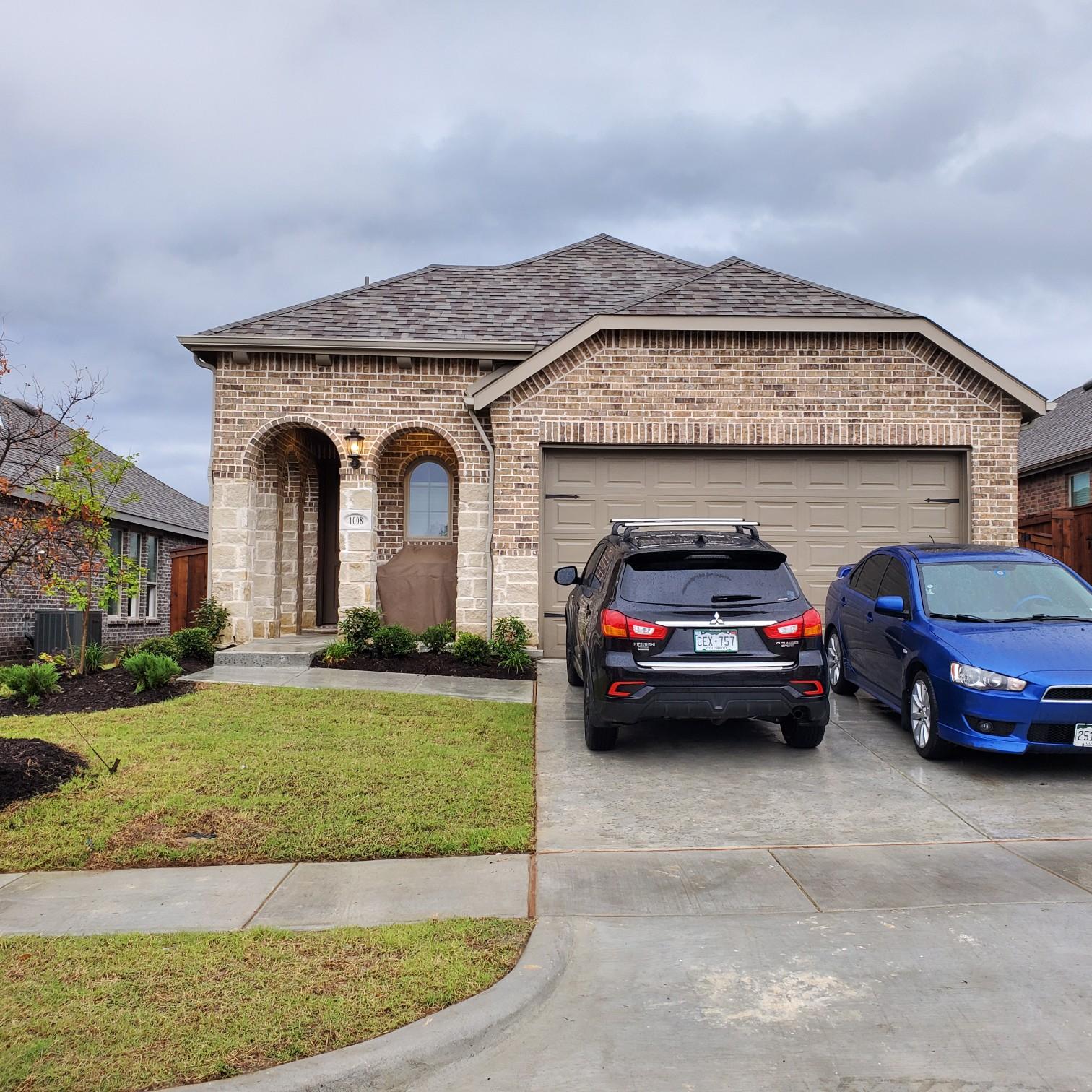 Our first home in Texas!