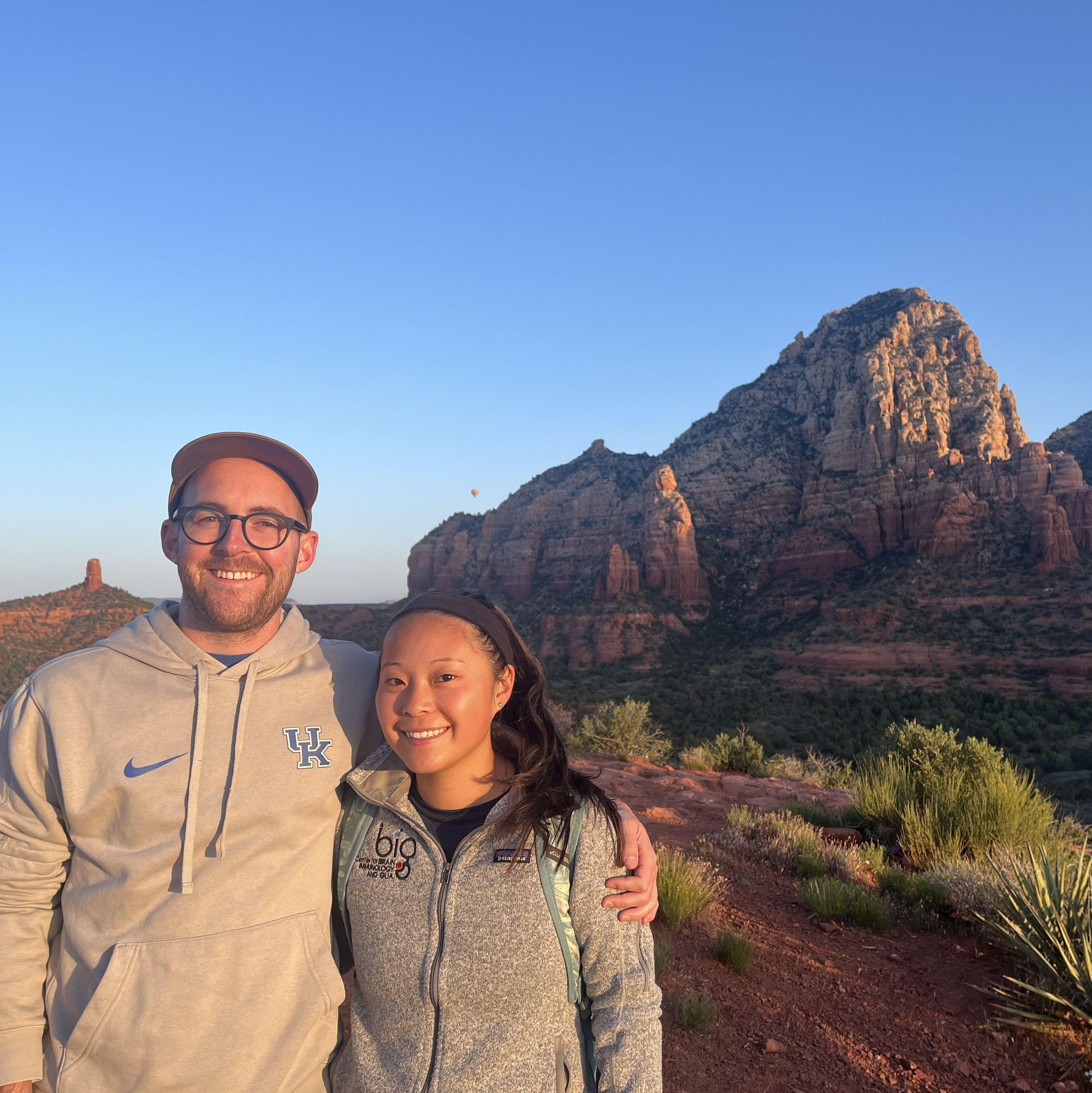 Sunrise hike in Sedona