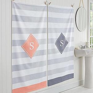 Classic Initial Bath Towel