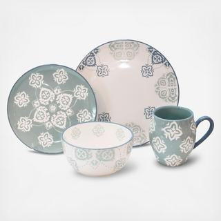 Painterly 16-Piece Dinnerware Set, Service for 4